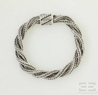 John Hardy Sterling Silver Woven Twist Bracelet  