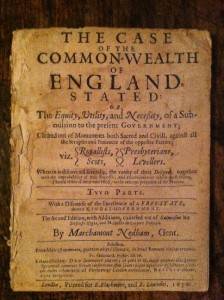 Nedham The case of the Common vvealth of England Cromwell Civil War 1650  