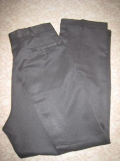 John Henry Gray Dress Trousers Pants Slacks Double Pleat Cuffed Leg 38 x 32  