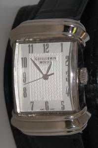 Guillermin Mollet 18K White Gold Premiere Edition 2003 Watch No 028 150B  