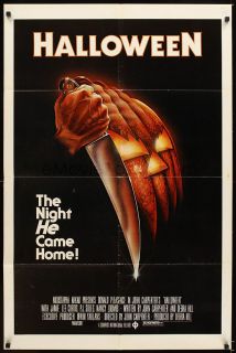 Halloween Original Movie Poster 1st 1978 John Carpenter Debra Hill 27x41 Horror  