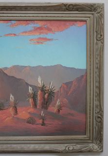 Desert Landscape Oil Painting John William Hilton 1904 1983  