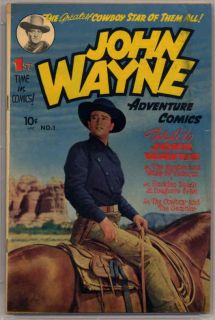 John Wayne Adventure Comics 1 Toby Pub CGC 6 5 FN  
