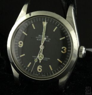 Rolex Explorer 1016 Vintage 1972 High Fashion SS Automatic Men's Watch w Box  