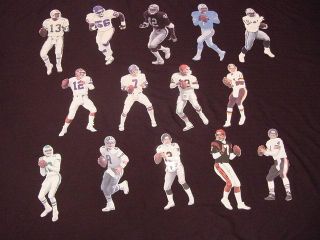 NFL Vintage Pre Fathead Collection Complete Set 14 Super Silhouette Marino Elway  