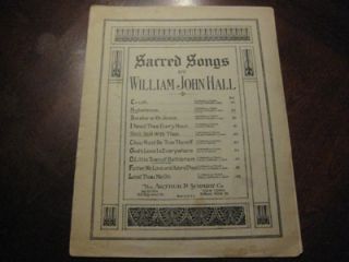 Substance 1944 William John Hall Mezzo Soprano or Baritone 4071  