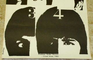 1964 The Beatles A Hard Days Night Polish UA Poster  