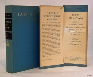 The Horse Knows The Way John O'Hara 1st 1st 1964 First Edition  