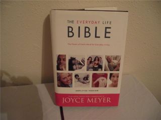 Signed by John Maxwell Everyday Life Bible Everyday Living Joyce Meyer 2006 HB  