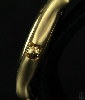Ebel 1911 Heavy 18K Gold Elegant vs Diamond Onyx Dial Ladies Watch w Date  