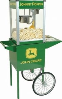 Home Theater Commercial Popcorn Machine Popper Maker Cart John Deere 4oz  