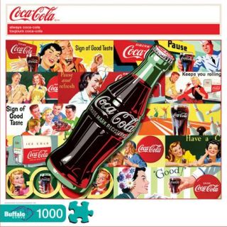 Buffalo Games 1253 Coca Cola Always Coca Cola 1000pc  