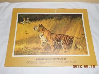 Remingtons Portfolio of Great Game of the World 12 Prints by Bob Kuhn  