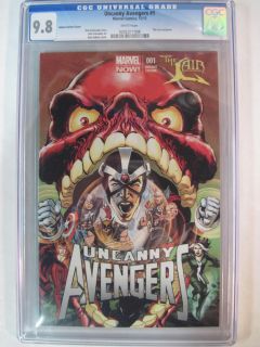 Uncanny Avengers 1 NM M CGC 9 8 Neal Adams Variant Cover NYCC Lair Exclusive  