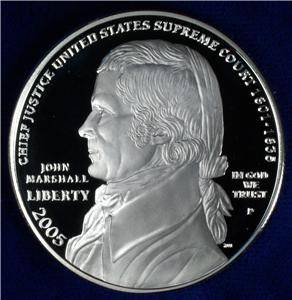 2005 P Gem Proof John Marshall Silver Dollar The Stanton Collection  
