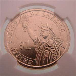 2009 D One 1 $ Dollar Coin John Tyler Graded MS BU  