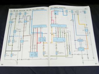 1989 89 Toyota Tercel Electrical Manual Wiring Diagrams  