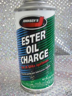 Ester Oil Charge for R134a Systems 4 oz Johnsen'S  
