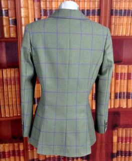 NEW BOOKSTER TAILOR MADE WOMENS CHECK TWEED JACKET 34 RRP 345  