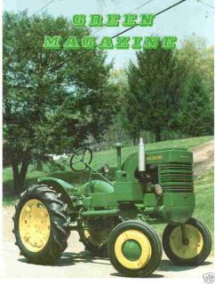 John Deere Model Y L Tractor – 1988 Green Magazine  