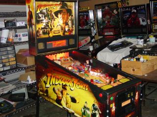 Indiana Jones Pinball Machine Warranty Shipping Available  