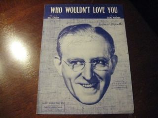 Who Wouldn'T Love You 1942 Kay Kyser Bill Carey Carl Fischer 3042  