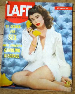 LAFF September 1950 Big Pin Up Mag JOI LANSING Alcoholics Anonymous 12 Steps  