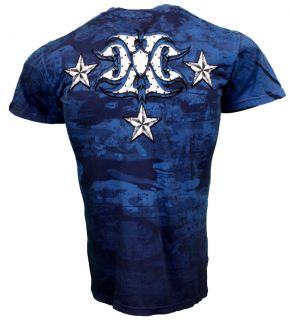 Xtreme Couture MMA Ring White Eagle Blue Mens Tee Shirt 2XL  