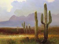 Josef Kugler "Off to Seven Springs" Original Oil on Canvas Hand Signed Desert  