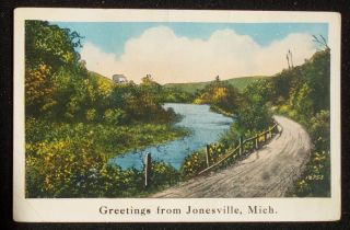 1933 Country Road Greetings Jonesville MI Hillsdale Co  