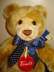 TRUDI Italy Classic Teddy Bear Jointed Mohair Ltd Ed 27 cm tall  