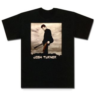 Josh Turner Hot Country Haywire New Sepia Black T Shirt  