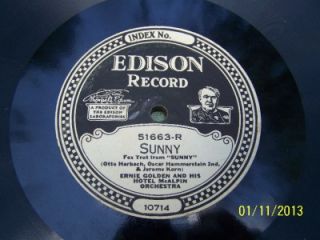 Edison Diamond Disc Record 51663 What A Blue Eyed Baby You Are Tennessee Happy B  