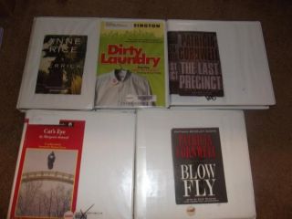 Lot of 22 Unabridged Mystery Thriller Audio Books Patricia Cornwell Anne Rice  