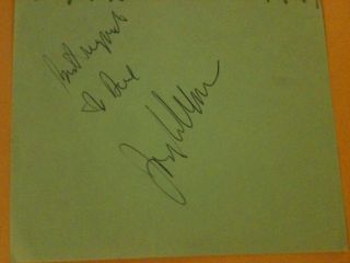 Joseph Wiseman d 2009 actor Signed cut Autograph  