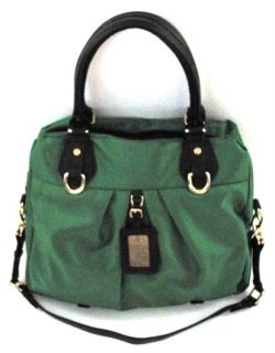New JPK Paris 75 Small Travel Grass Green Nylon Handbag  