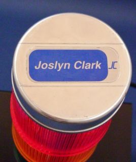 Joslyn Clark Danaher 3 Light Stak Lite Signal Tower Flash Solid Indiv Control  