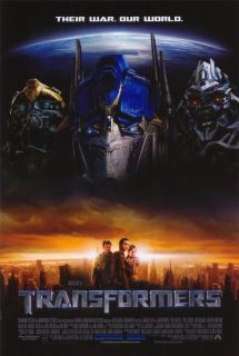 Transformers Movie Poster 27x40 G Josh Duhamel Shia LaBeouf  