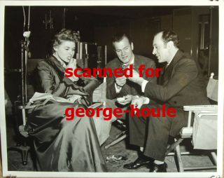 Ingrid Bergman Charles Boyer Joseph Cotten 10x8 Vtg Gaslight Cukor  