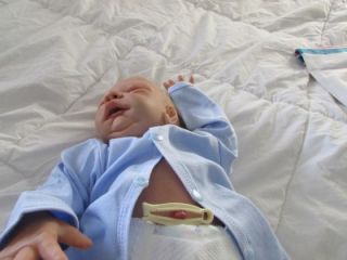 Reborn Doll Must See Boy Tanner w Belly Plate  