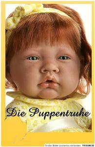 Antonio Juan Puppe CA 40 cm Kleine Pippi Rote Haare Mit Scheibengelenkkörper  