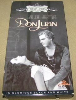Don Juan VHS John Barrymore 1926 Silent Film  