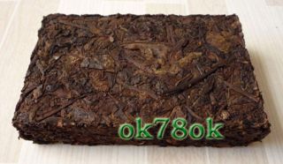 1990 Yunnan Old Tree Brick Tea Jujube Fragrance Aged PU'ER Ripe Tea 250g  
