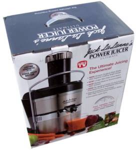 New Ultimate Jack Lalanne Stainless Steel Power Juicer  