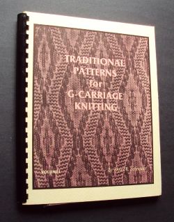 Machine Knitting Traditional Patterns for G Carriage Knitting Garter Stitch  