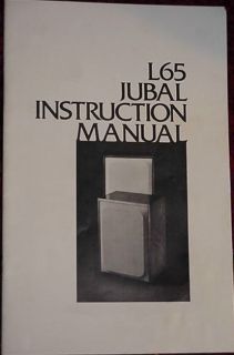 JBL L65 Jubal Manual Package 28 Pages