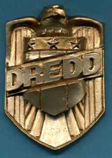 1995 Judge Dredd Prop Badge Replica Sylvester Stallone