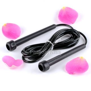 Black Skipping Jump Rope Jumping for Gym Training Sports Exercise