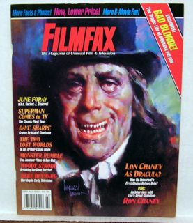 Filmfax Magazine 71 June Foray Lon Chaney Superman