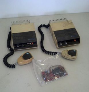Lot of two Motorola Maxar UHF D24TRA3000AK D24TRA3300AK Mobile radios